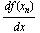 df(x_n)/dx